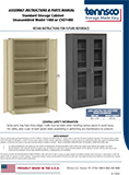 24"d Standard Storage Cabinet - Unassembled Models 1480 & CVD1480 (1740918)